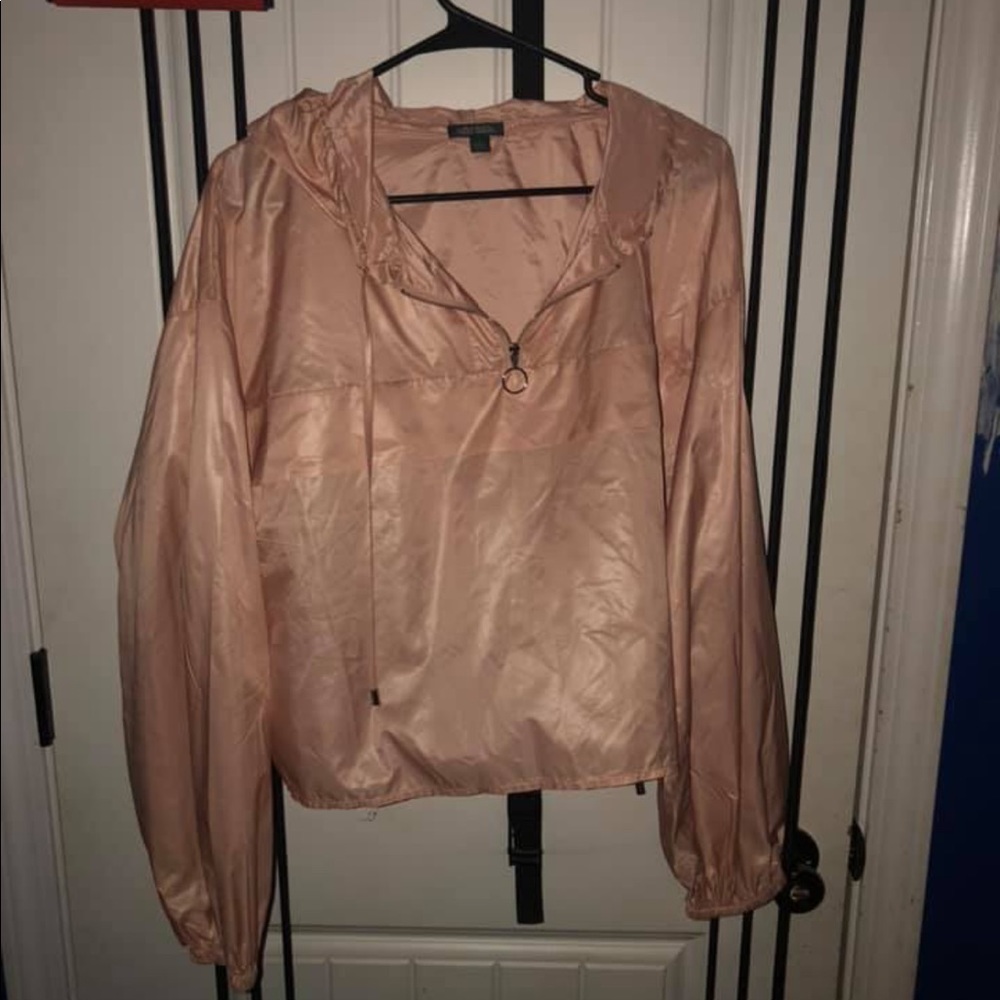 Sheer stylish rain pullover